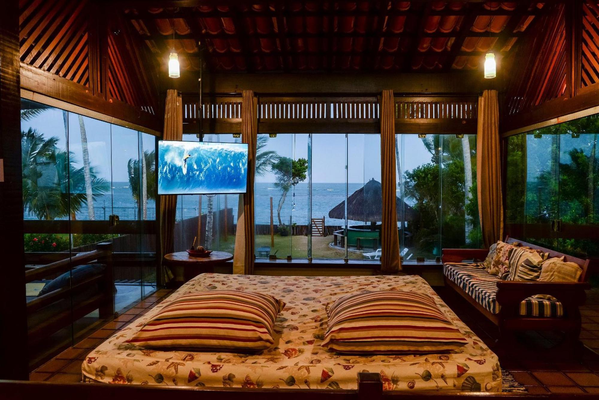 Casa De Frente Para A Praia - Arraial D' Ajuda Порто Сегуро Екстериор снимка
