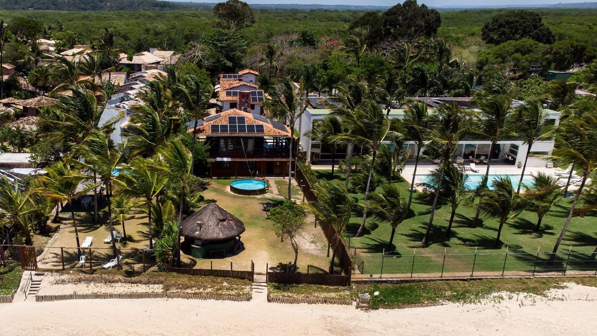 Casa De Frente Para A Praia - Arraial D' Ajuda Порто Сегуро Екстериор снимка