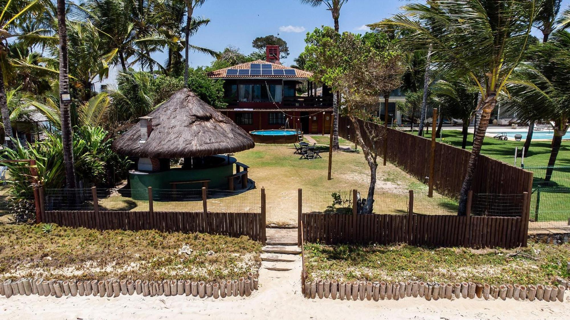 Casa De Frente Para A Praia - Arraial D' Ajuda Порто Сегуро Екстериор снимка